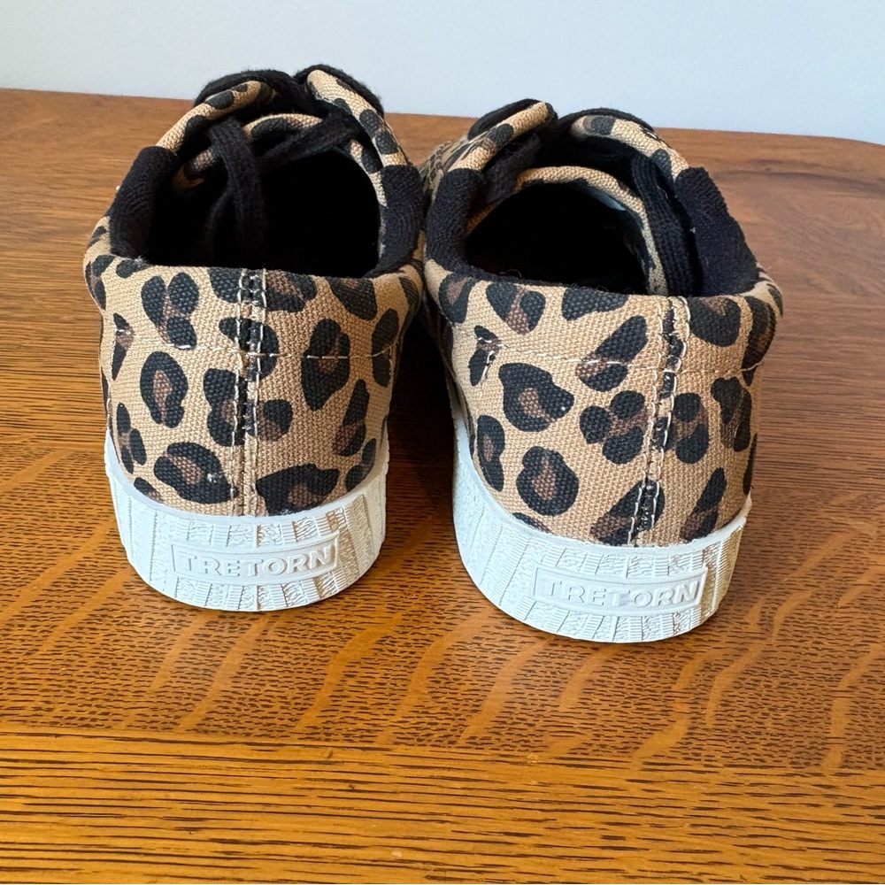 Tretorn Women’s Size 7 NYLite Plus Leopard Print Sneakers Canvas Shoes Animal - Picture 11 of 16